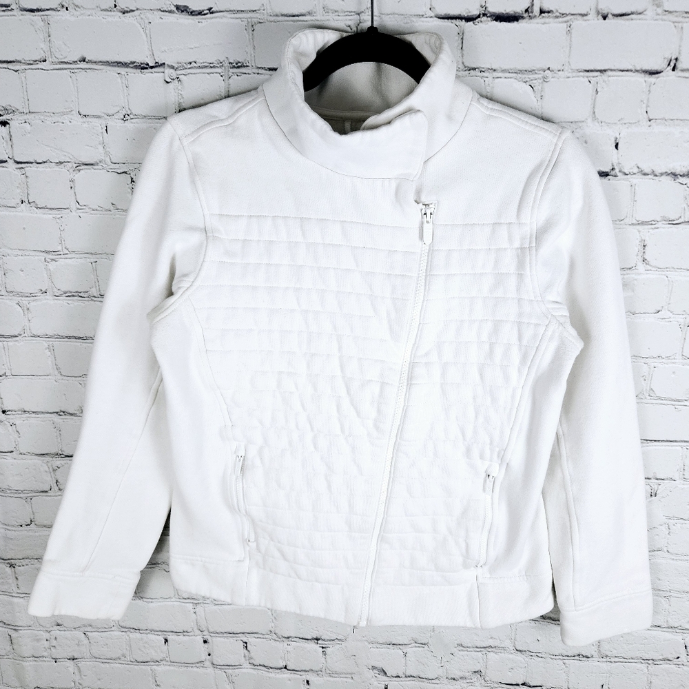 LULULEMON | Fleece Be True asymmetrical zip high neck jacket